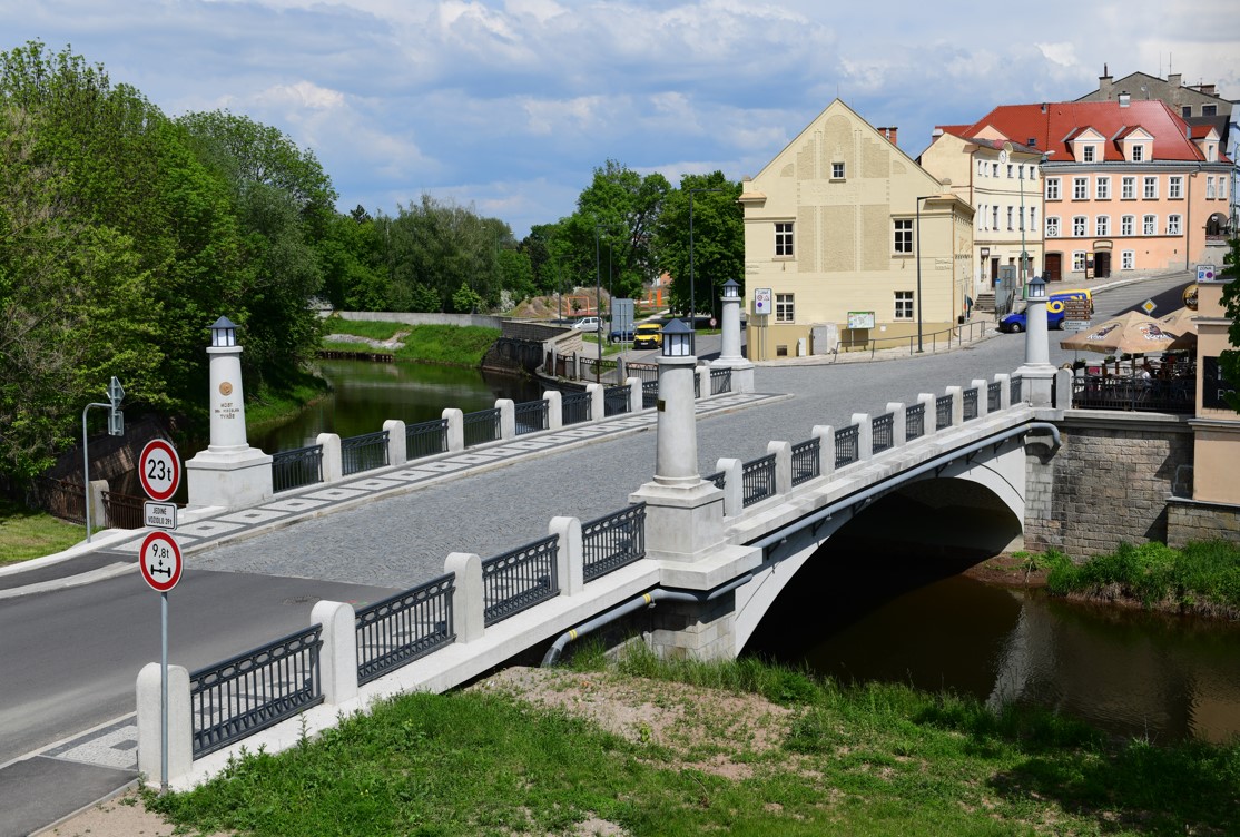 Rekonstrukce Tyršova mostu v Jaroměři