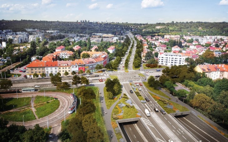 Pražský magistrát si nechá zpracovat projekt tunelu pod Kbelskou ulicí