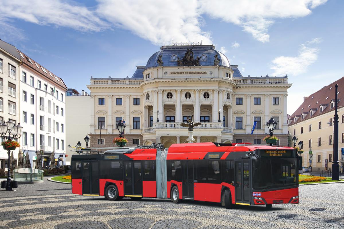 Škoda Transportation dodá desítky nových trolejbusů do Bratislavy