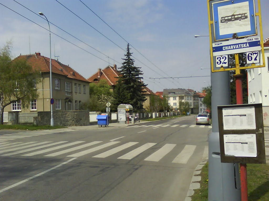 Brno se chystá na rekonstrukci Charvatské ulice, rozšíří se jízdní pruhy