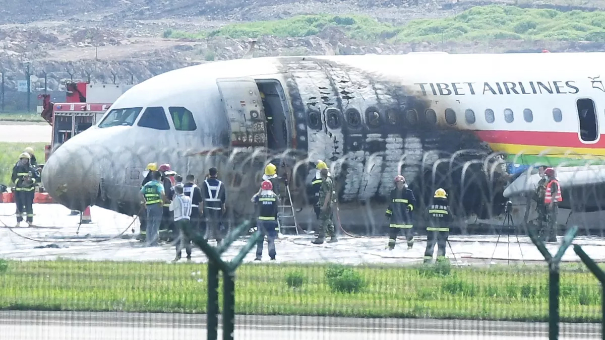 Letecká tragédie Airbusu A319! Při vzletu na jihovýchodě Číny havaroval a začal hořet