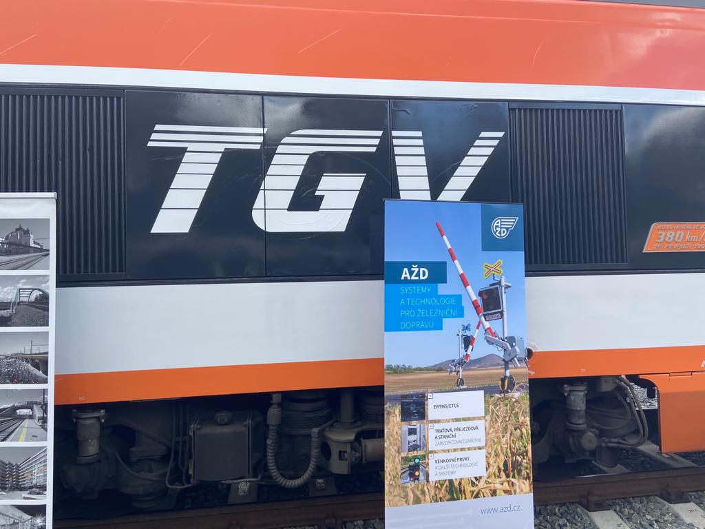 První zastávka TGV v České republice byla v Praze!