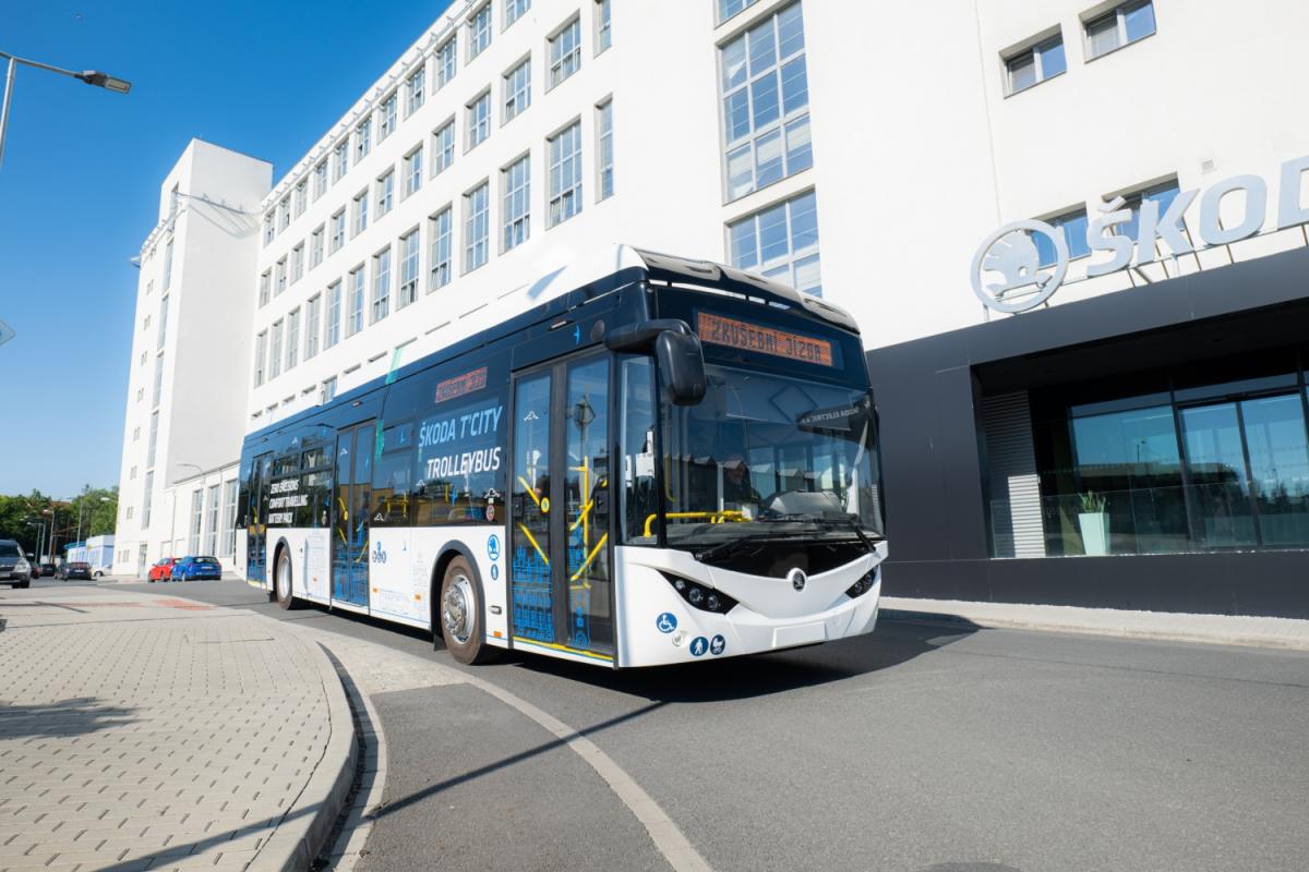 Dopravní podnik v Opavě si pořídí tři nové trolejbusy Škoda T’City 36 Tr