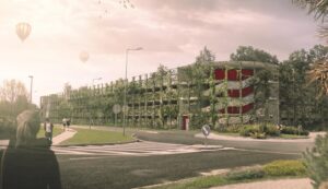 Na konci léta se začne stavět parkovací dům u sportovní haly v Českých Budějovicích