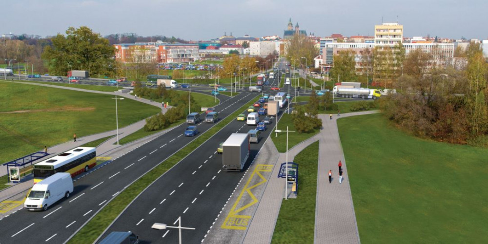 Přestavba důležité křižovatky v Hradci Králové má stavební povolení