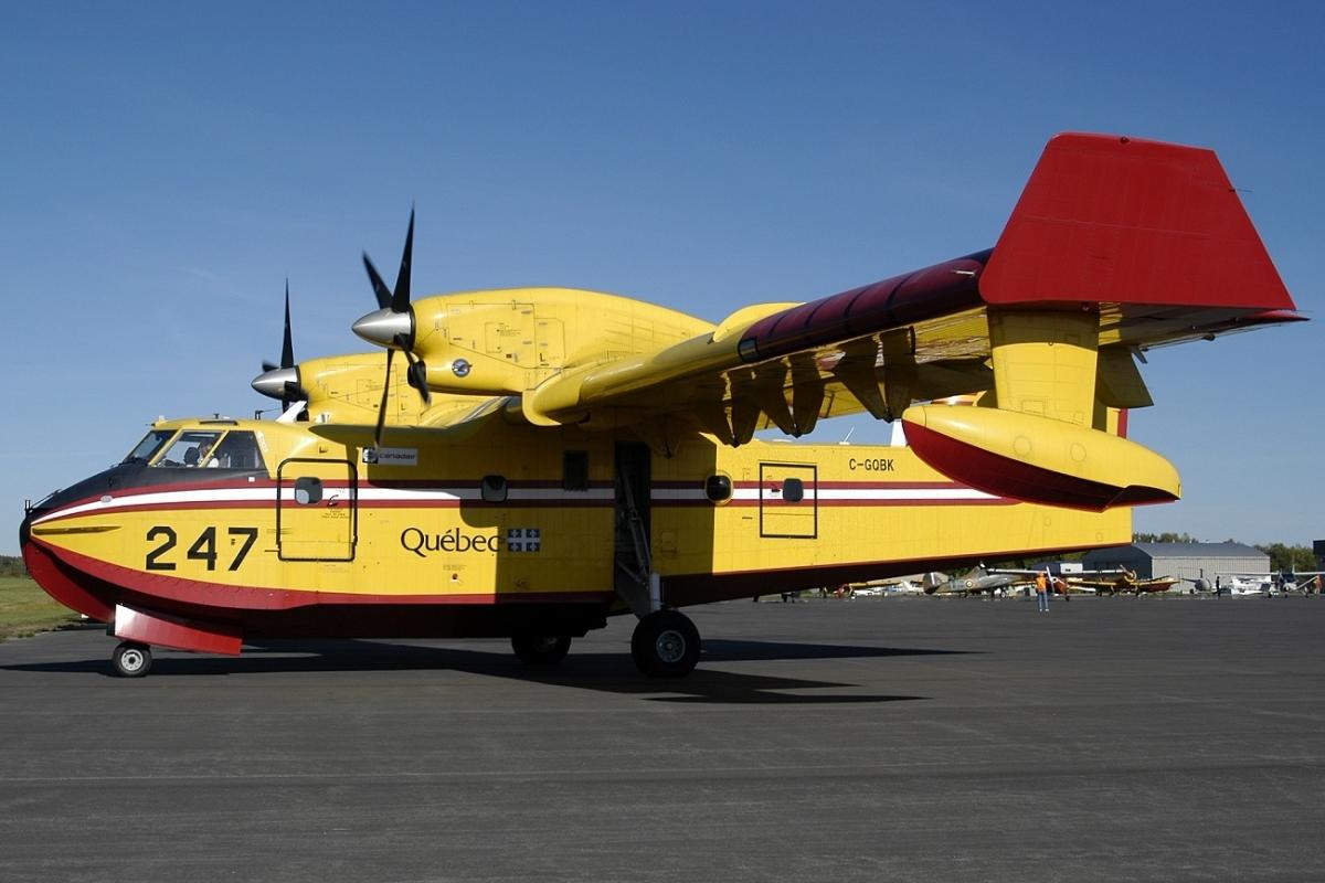 Výroba letadel Canadair na hašení požárů bude po letech obnovena