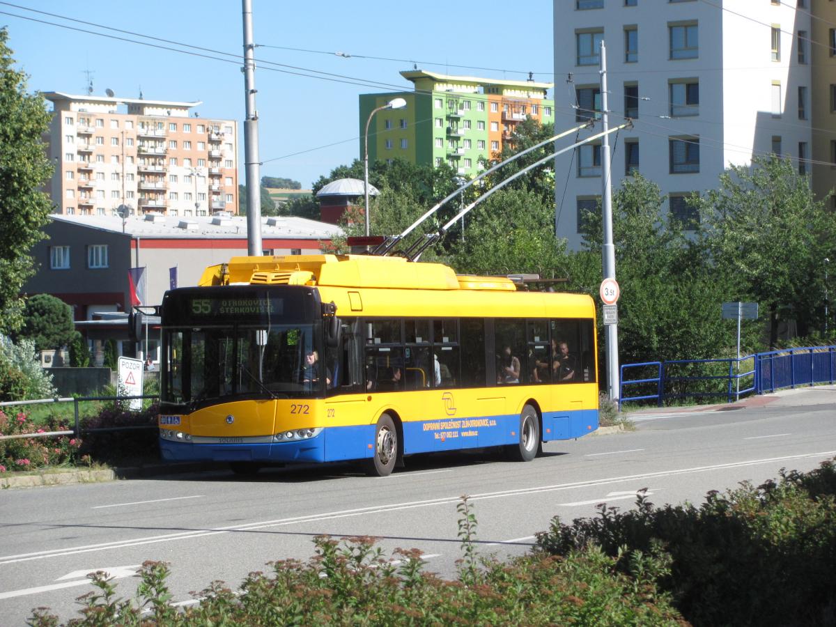 Od začátku července se dostanete trolejbusem až na otrokovické Štěrkoviště