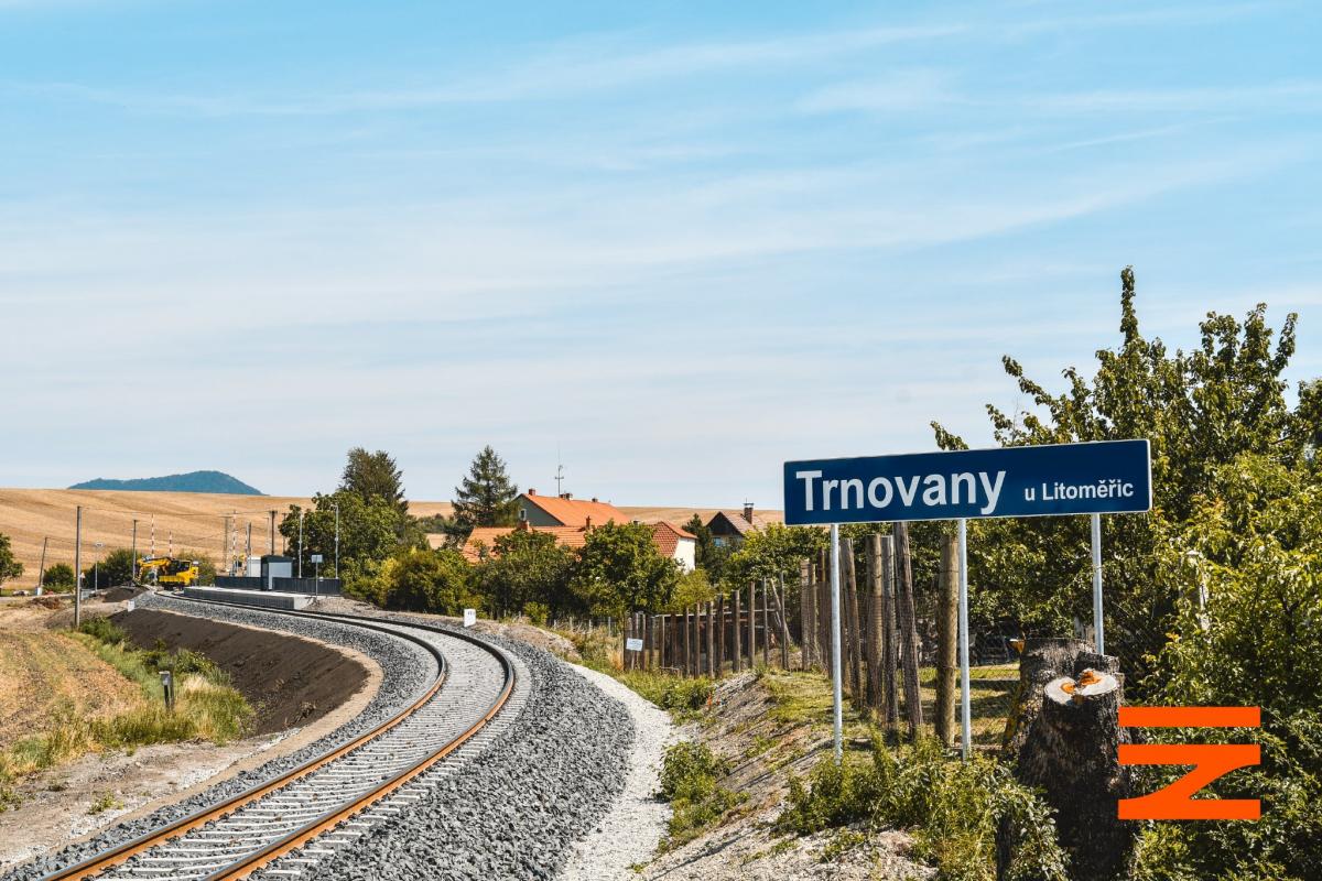 Fotoreportáž: Správa železnic dokončuje revitalizaci úseku Žalhostice – Liběšice