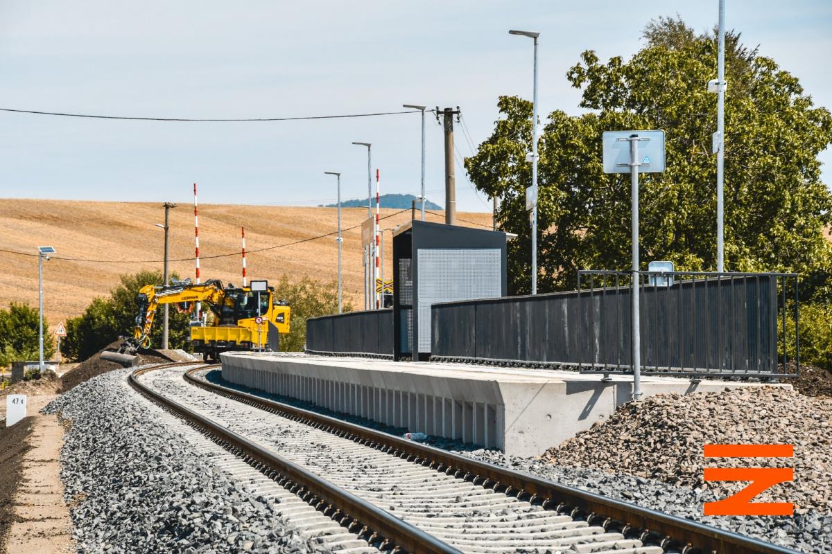 Fotoreportáž: Správa železnic dokončuje revitalizaci úseku Žalhostice – Liběšice