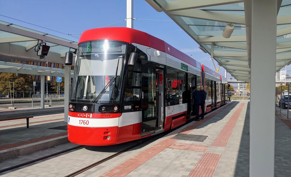 Dopravní podnik města Brna se těší z nových tramvají od Škoda Group