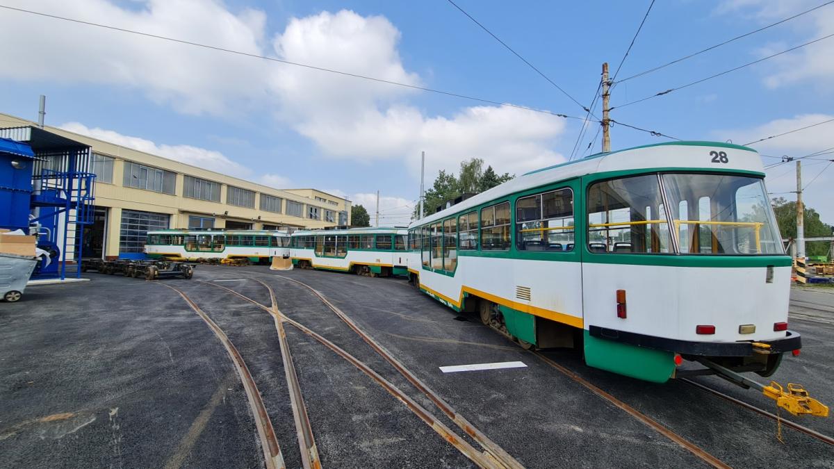 Tři tramvaje z liberecké flotily zamířily na rekonstrukci do Martinova