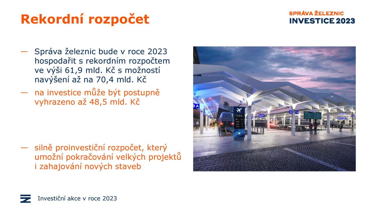 Jiří Svoboda a Martin Kupka odkryli vývoj železničních staveb pro rok 2023!