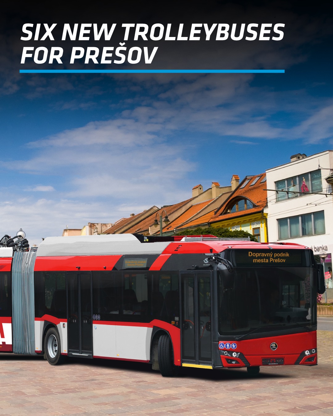 V Prešově budou jezdit nové trolejbusy od Škoda Group