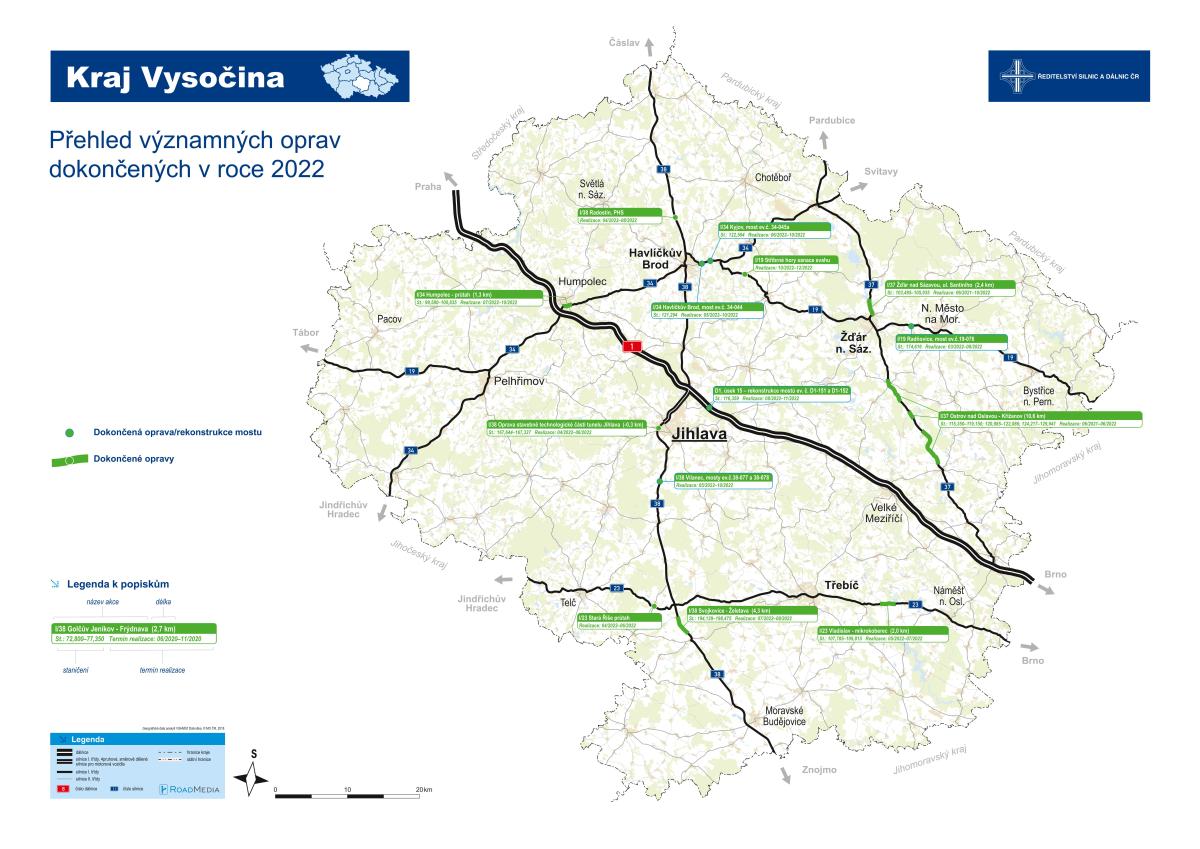 Jaké akce ŘSD připravuje v Kraji Vysočina pro rok 2023?