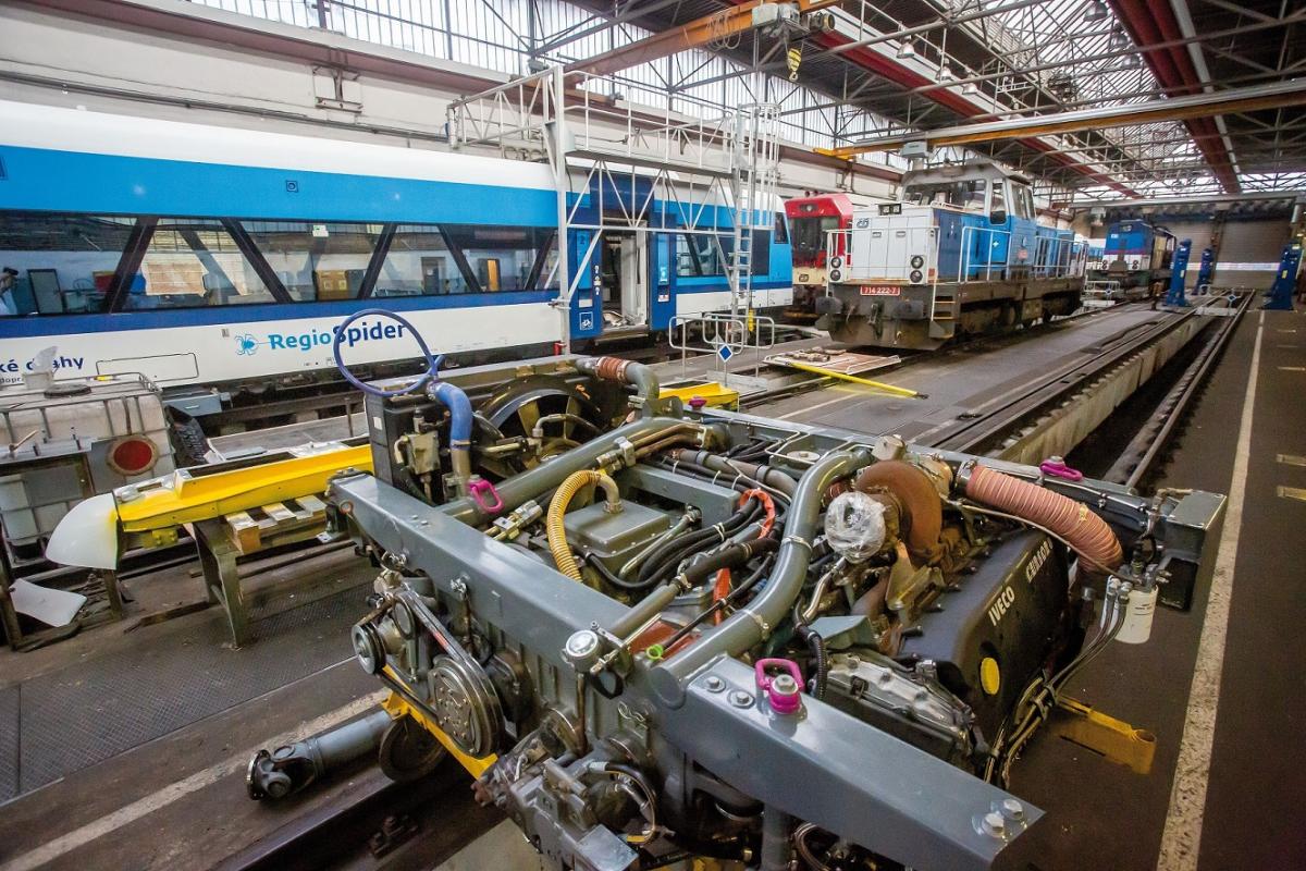 České dráhy v Liberci budují kompetenční centrum pro opravy motorových vozů Stadler Regio-Shuttle RS1