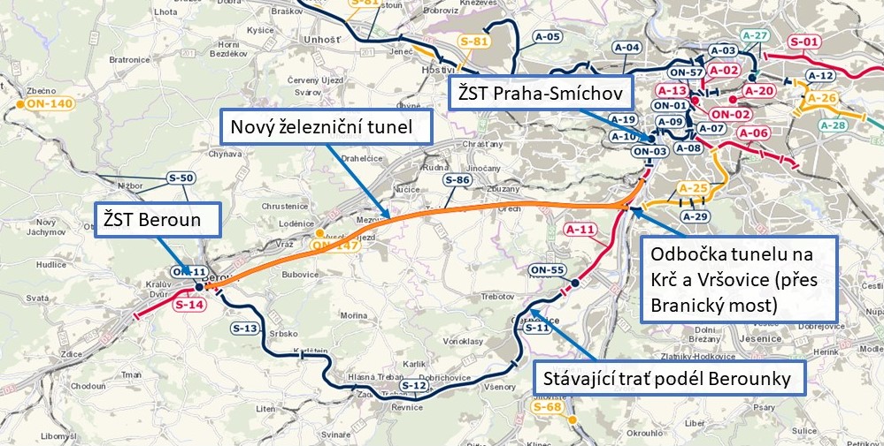 Posun k realizaci projektu trati Praha – Beroun! Předběžné tržní konzultace jsou vypsány