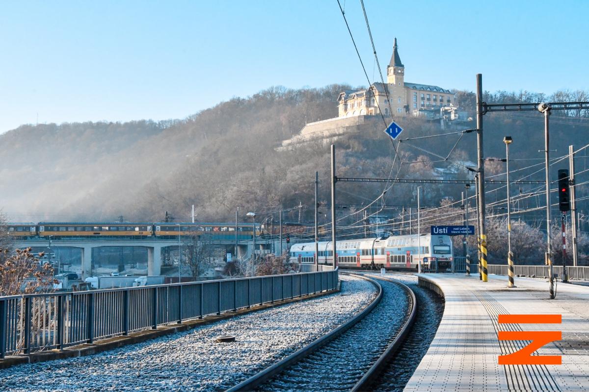 Fotoreportáž: Nádraží v Ústí nad Labem stále roste do krásy