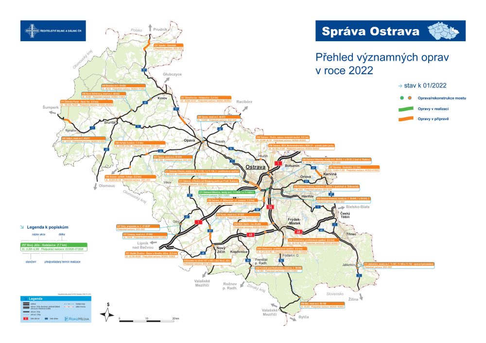 Správa Ostrava plánuje do roku 2022 významné opravy za stamiliony korun