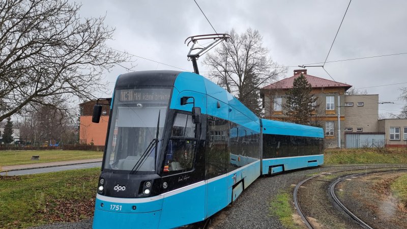 První tramvaj Škoda 39T ukončila v Ostravě zkušební provoz