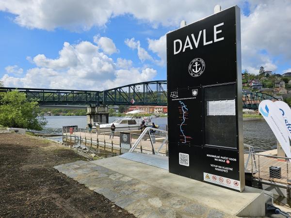 V Davli bylo otevřeno moderní přístaviště pro malá plavidla