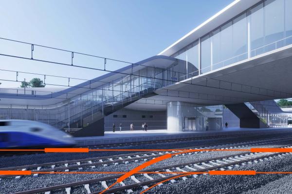 Architektonická studie terminálu VRT Praha východ je dokončena! Cestující se budou cítit komfortně